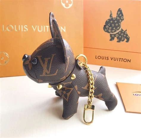 lv dog keychain